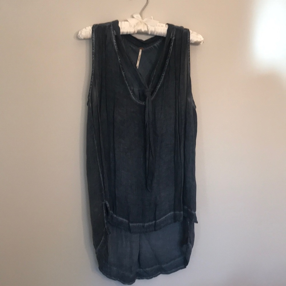 Blue Free People tank